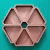 ORGANIZADOR PARA TOKENS KIT TRIÂNGULOS KIT COM 6 PEÇAS - loja online