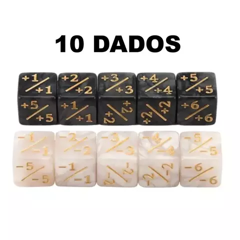Dados Marcador (+1/+1/ -1/-1) Para Magic the Gathering - comprar online