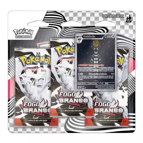 (PT-BR) Blister Triplo Escarlate e Violeta 10.5 - Fogo Branco - Gothitelle