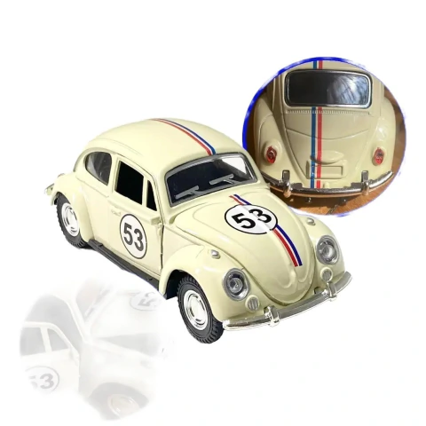 Carrinho de Fricção - Fusca 53 Herbie