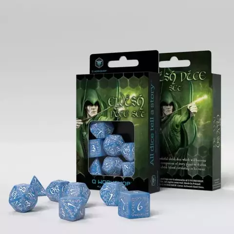 Kit de Dados: Elvish - Glacier & White (Q Workshop)