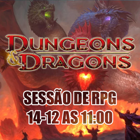 Sessão RPG - Dungeon & Dragons (14/12-11:00) - comprar online