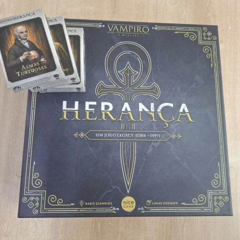 Vampiro Herança - Um jogo legacy + Expansões (Aberto)