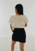 Pollera Gal Lino Negro - comprar online