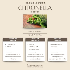 Esencia Pura «Citronella» x250cc. - comprar online