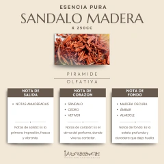 Esencia Pura «Sándalo Madera»x250cc. - comprar online