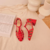 Sandalias de Cuero Rojo Diya - MIYE COLLAZZO