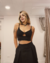 Top Abigail Negro Liso