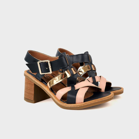 Sandalias Saya Azul Combinadas - comprar online