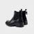 Botas Solana De Cuero Negro en internet