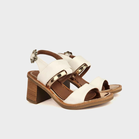 Sandalias Perla Blanco combinado - comprar online