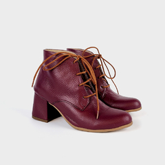 Botas Kuky De Cuero Magenta - comprar online