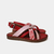 Sandalias Rojo Combinadas Catalina