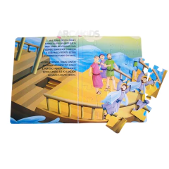 Arcakids Livro Quebra Cabeça - Jonas