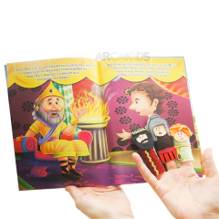 Arcakids Livro Bíblico com Dedoches - Davi e Golias