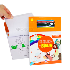 Arcakids Meu Bloquinho de Colorir - Desenhos da Bíblia