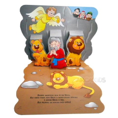 Arcakids Livrinho Pop-Up - Daniel na Cova dos Leões