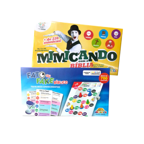 Kit Fato ou Fake + Mimicando