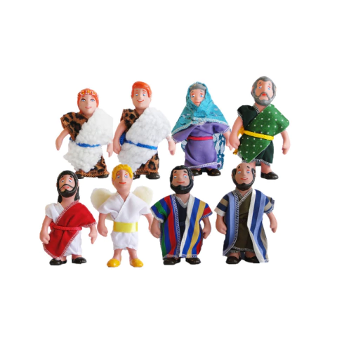 Bonecos Bíblicos I - Coleção com 08 Personagens