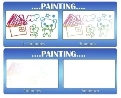 Quadro Atividades c/ caneta de água 29x45 - comprar online