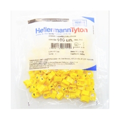 Anilha para Cabos MHG4/9 Fundo Amarelo Números - loja online