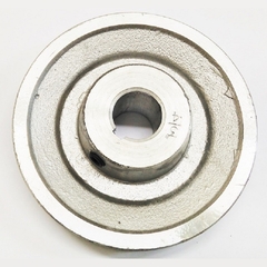 Polia Alumínio 1 Canal Perfil A 100mm Furo 3/4" 19,05mm - comprar online