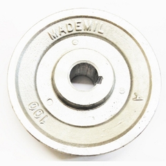 Polia Alumínio 1 Canal Perfil A 100mm Furo 3/4" 19,05mm na internet