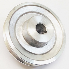 Polia Alumínio 1 Canal Perfil A 115mm 4.1/2¨ Furo 3/4" 19,05mm na internet