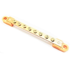 Barramento Cobre 100A 1/2x1/8x08(P) Neutro ou Terra - comprar online
