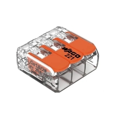 Conector Emenda Compacto 221-413 4mm² Wago