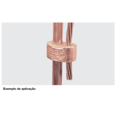 Conector Aterramento à Compressão SACG-5834-70 Cabo-Haste - Eletrotécnica Vera Cruz