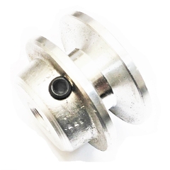Polia Alumínio 1 Canal Perfil A 50mm Furo 11mm - comprar online