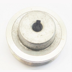 Polia Alumínio 1 Canal Perfil A 65mm Furo 11mm - Eletrotécnica Vera Cruz