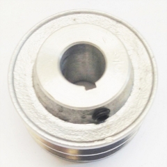 Polia Alumínio 2 Canais Perfil A 65mm Furo 3/4" 19,05mm - comprar online