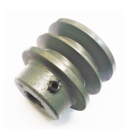 Polia Ferro Fundido 2 Canais Perfil A 65mm Furo 5/8" 15,88mm