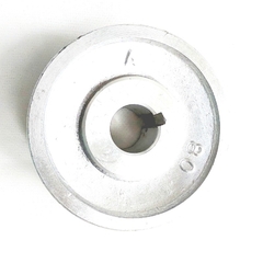 Polia Alumínio 1 Canal Perfil A 80mm Furo 3/4" 19,05mm - comprar online