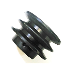Polia Ferro Fundido 2 Canais Perfil A 75mm Furo 28mm