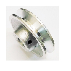 Polia Alumínio 1 Canal Perfil A 90mm Furo 3/4" 19,05mm - comprar online