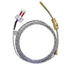 Termoelemento Tipo J 0-300oC Cabeçote 8mm 2 fios 4 metros