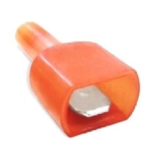 Terminal Isolação Total Macho 6,3mm 0,50-1,50 mm² Nylon 100 peças