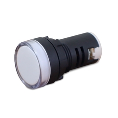 Sinaleiro Led 22mm 127/220Vca Branco - comprar online