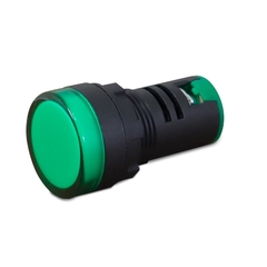 Sinaleiro Led 22mm 127/220Vca Verde - comprar online