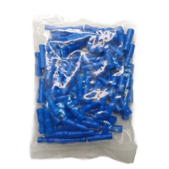 Terminal Pre Isolado Bala Bullet Femea 1,50-2,50 mm² Azul na internet