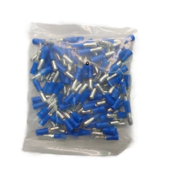 Terminal Pre Isolado Bala Bullet Macho 1,50-2,50 mm² Azul na internet