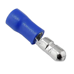Terminal Pre Isolado Bala Bullet Macho 1,50-2,50 mm² Azul - Eletrotécnica Vera Cruz