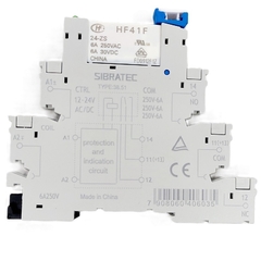 Base com Relê Acoplador Fino HF41F 1SPDT 24Vca/cc - comprar online