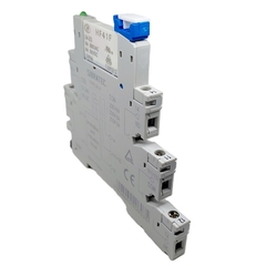 Base com Relê Acoplador Fino HF41F 1SPDT 24Vca/cc - Eletrotécnica Vera Cruz