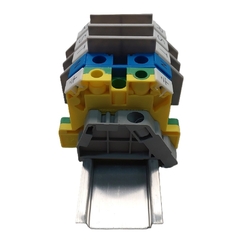 Bloco Conector Passagem Parafuso 6 mm² RSTN/Terra - Eletrotécnica Vera Cruz