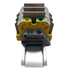 Bloco Conector Passagem Parafuso 6 mm² RST/Terra - Eletrotécnica Vera Cruz