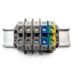 Bloco Conector Passagem Parafuso 10 mm² RSTN/Terra - comprar online